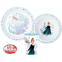 Frozen Kinderserviesset – 3-delig – Bord, Kom en Beker – BPA-vrij – Voor Peuters en Kleuters